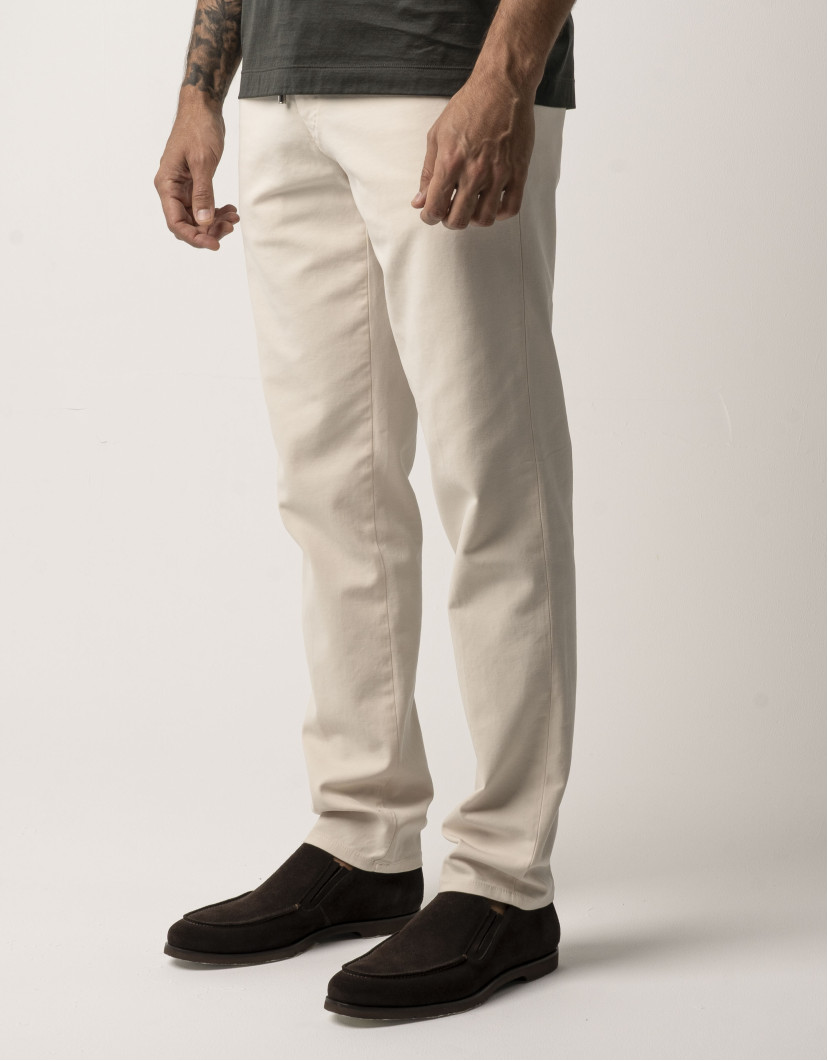 Scissor Scriptor Straight-Leg Cotton Drawstring Chinos image